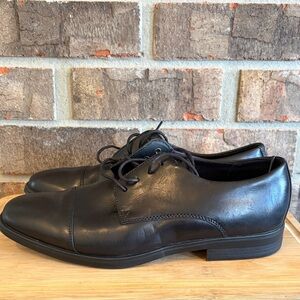 Ecco Men's Black Leather Oxfords